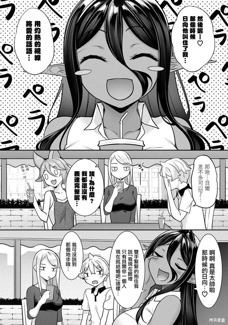 爱有些沉重的黑暗精灵从异世界追过来了漫画12话