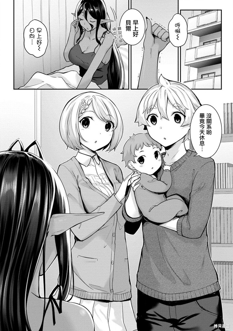 爱有些沉重的黑暗精灵从异世界追过来了漫画08话