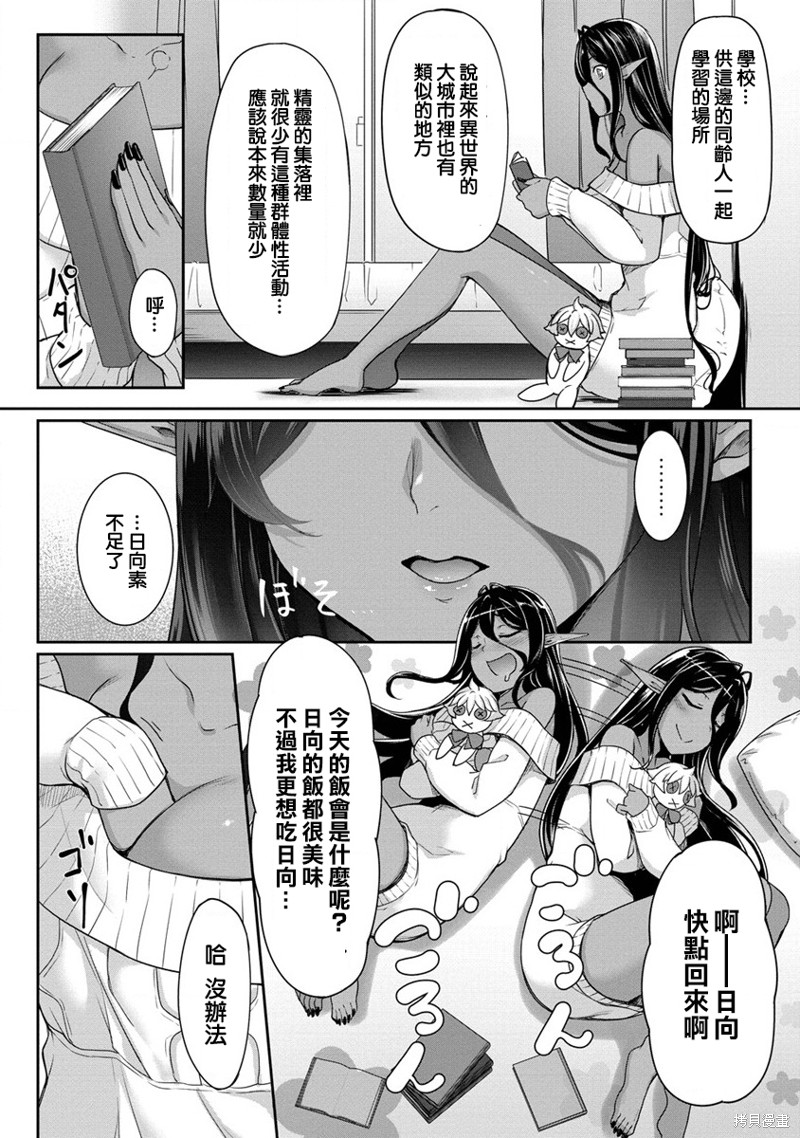 爱有些沉重的黑暗精灵从异世界追过来了漫画3.2话