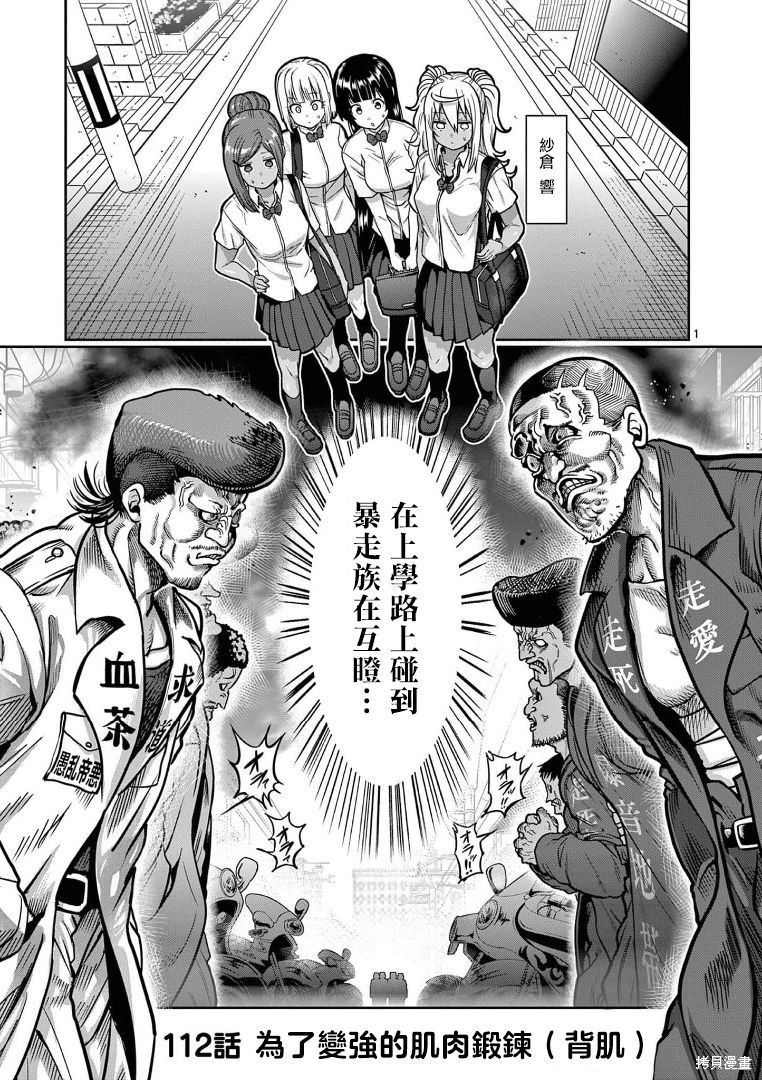 肌肉少女：哑铃，能举多少公斤？ 第112话 单击左键进入下一页
